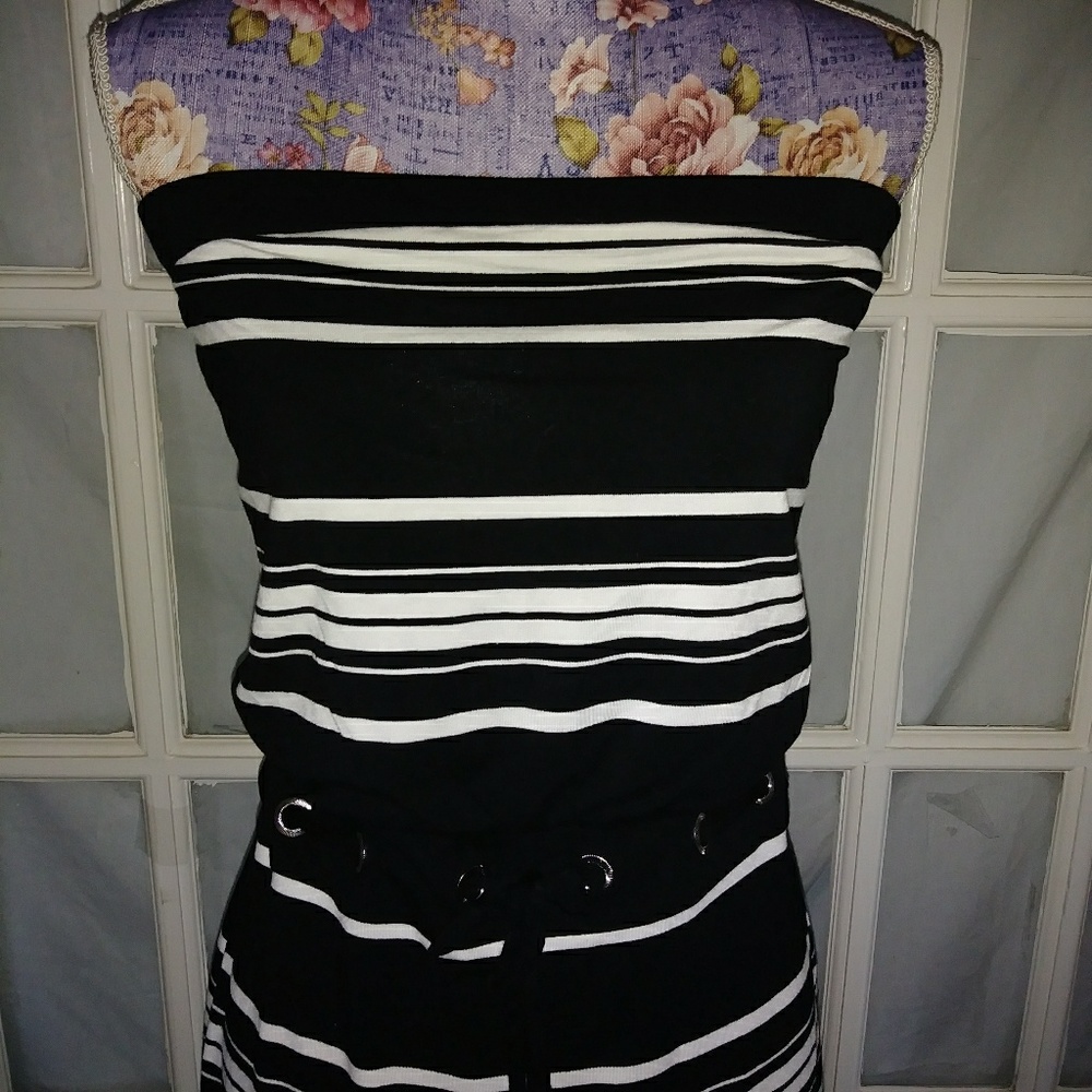 WHBM Strapless Dress/Swim Cover EUC - Picture 4 of 8